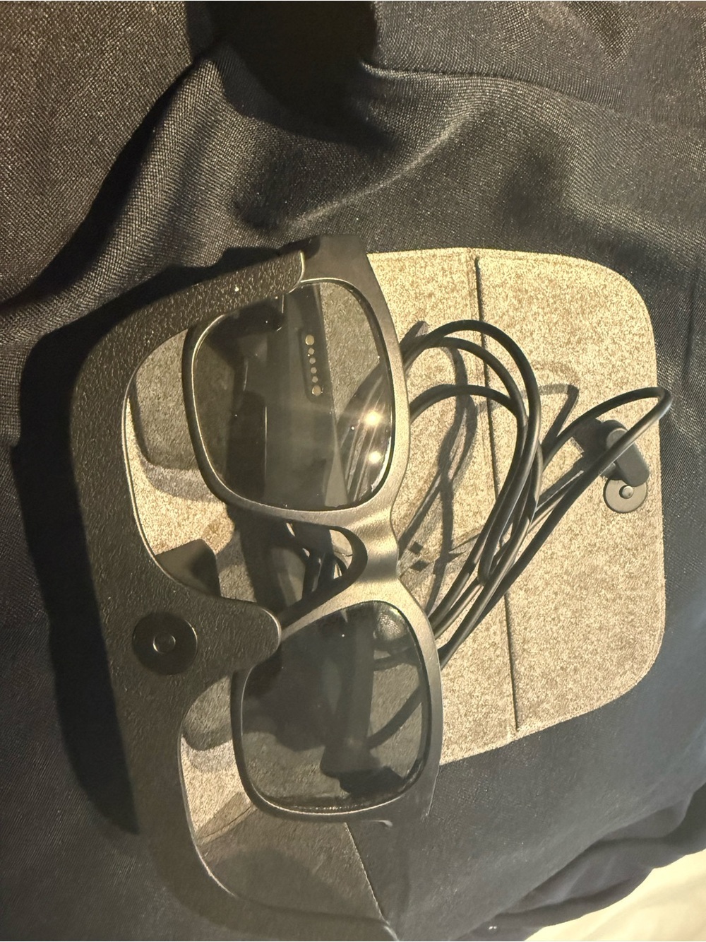Bose Black Sunglasses with Case and Cable